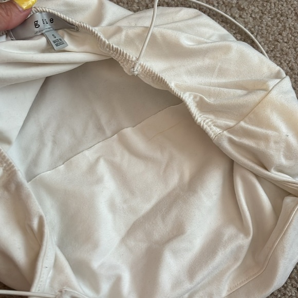 Gaze White Fitted Crop Camisole size small - Picture 6 of 6